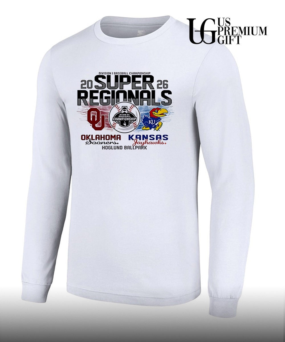 Kansas Jayhawks vs Oklahoma Sooners 2026 NCAA Division I Baseball Championship Super Regional shirt