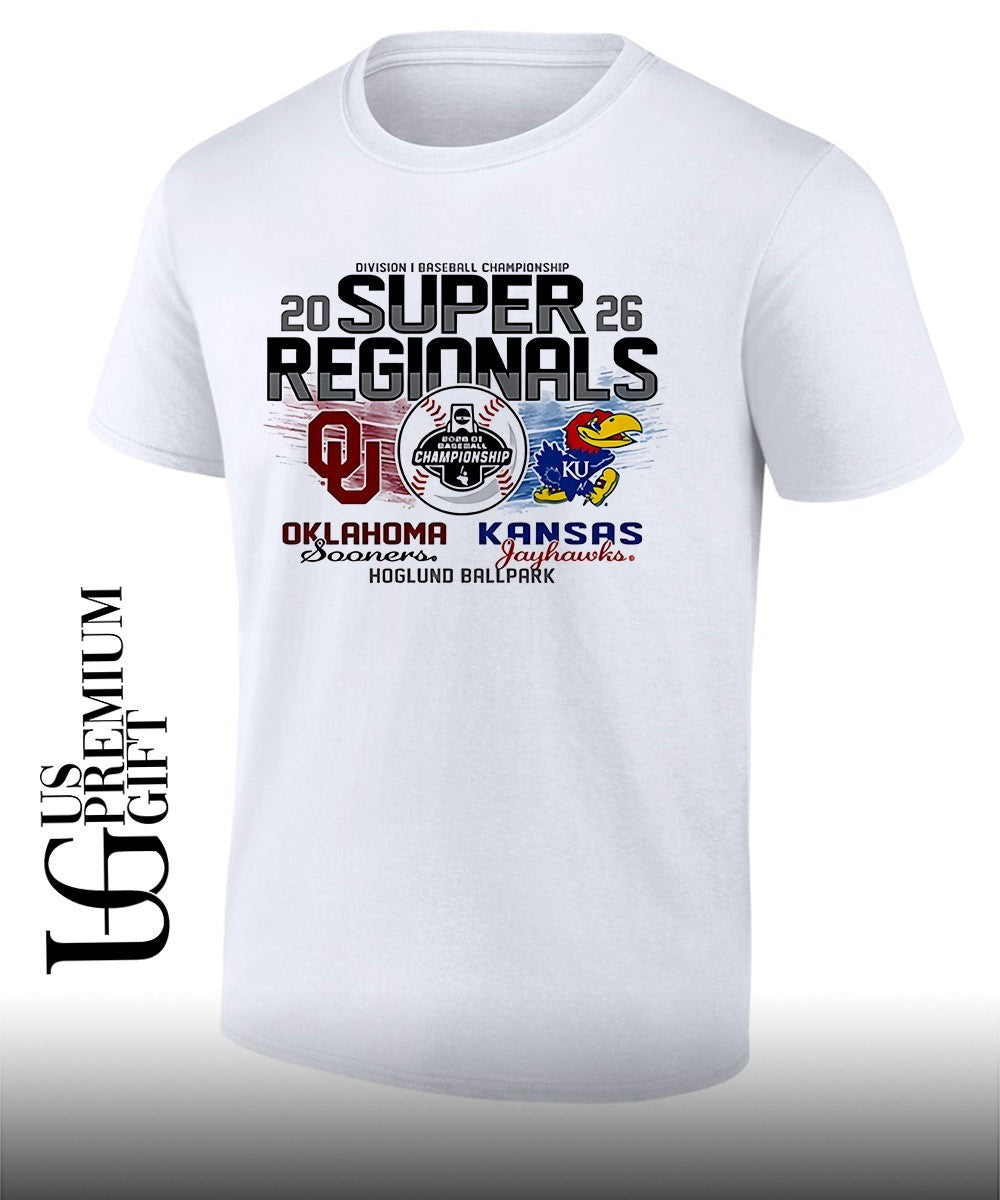 Kansas Jayhawks vs Oklahoma Sooners 2026 NCAA Division I Baseball Championship Super Regional shirt