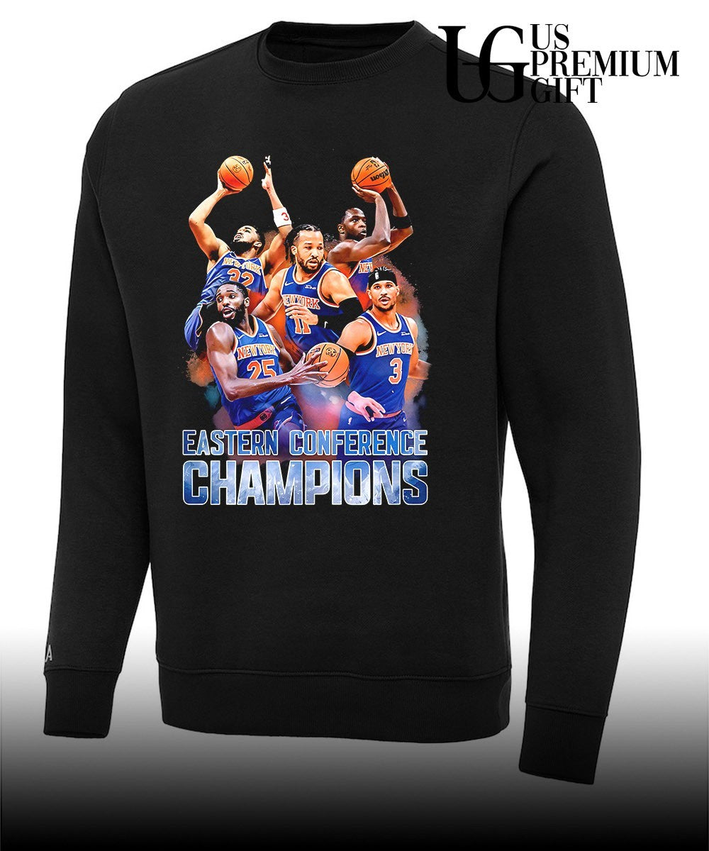 Karl-Anthony Towns and Jalen Brunson and OG Anunoby Mikal Bridges Josh Hart Eastern Conference Champions 2026 shirt