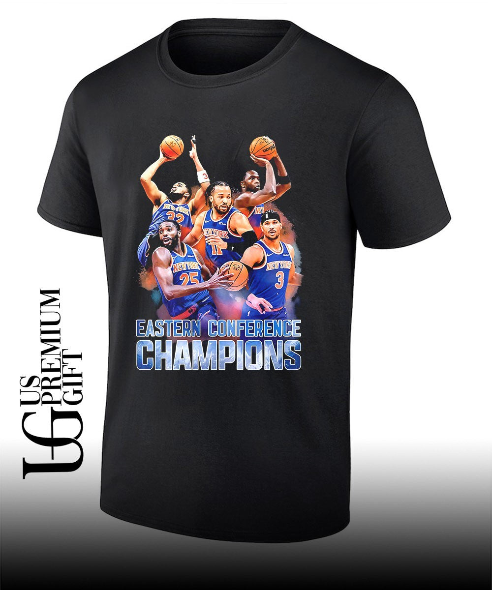 Karl-Anthony Towns and Jalen Brunson and OG Anunoby Mikal Bridges Josh Hart Eastern Conference Champions 2026 shirt