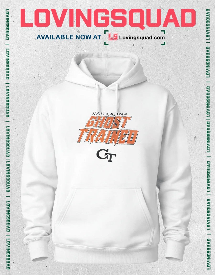 Kaukauna Ghost Trained Georgia Tech Yellow Jackets logo shirt