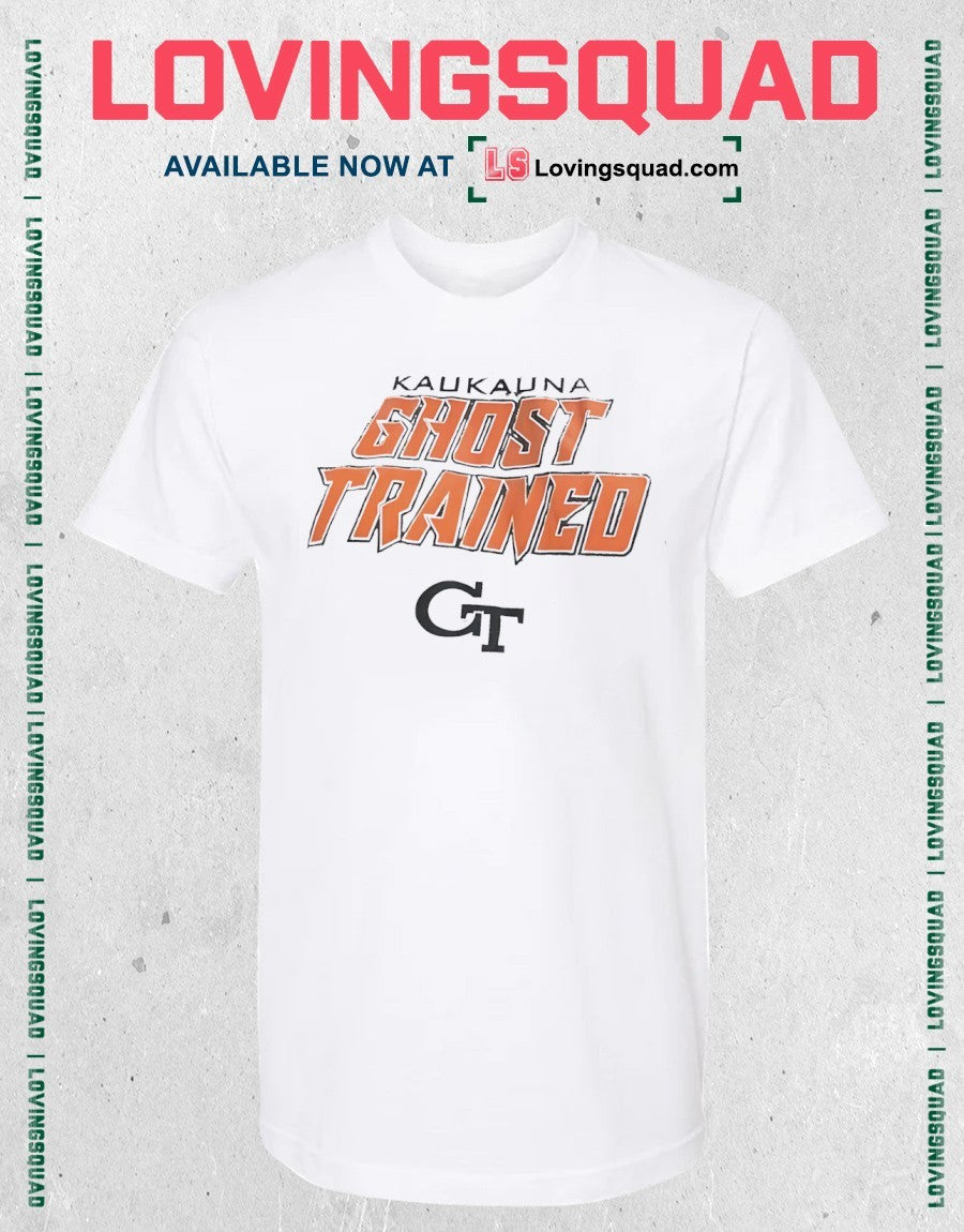 Kaukauna Ghost Trained Georgia Tech Yellow Jackets logo shirt