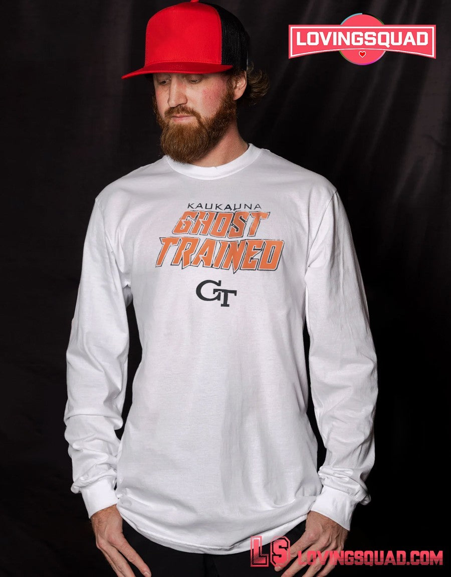 Kaukauna Ghost Trained Georgia Tech Yellow Jackets logo shirt