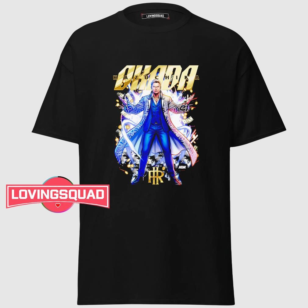 Kazuchika Okada cartoon shirt