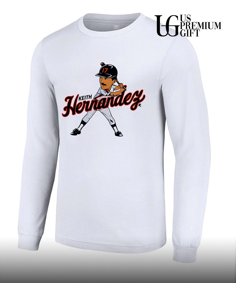 Keith Hernandez former player New York Mets baseball caricature shirt
