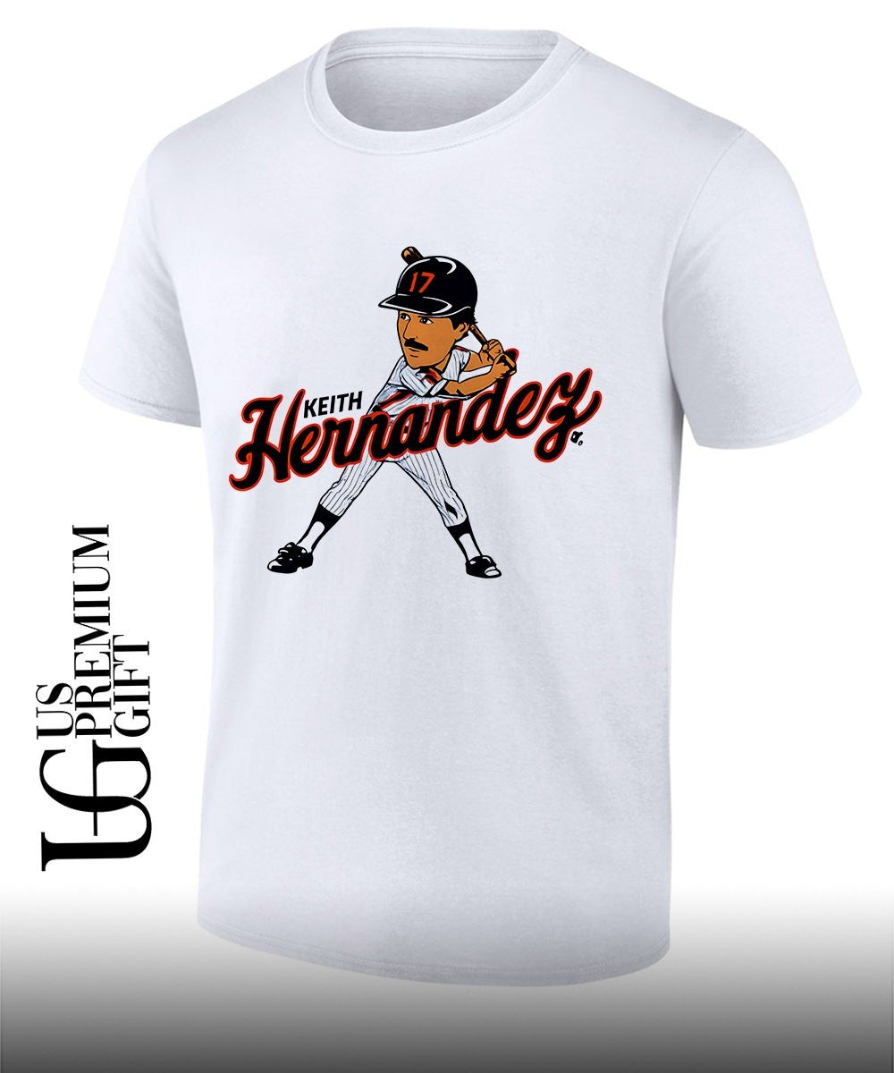Keith Hernandez former player New York Mets baseball caricature shirt