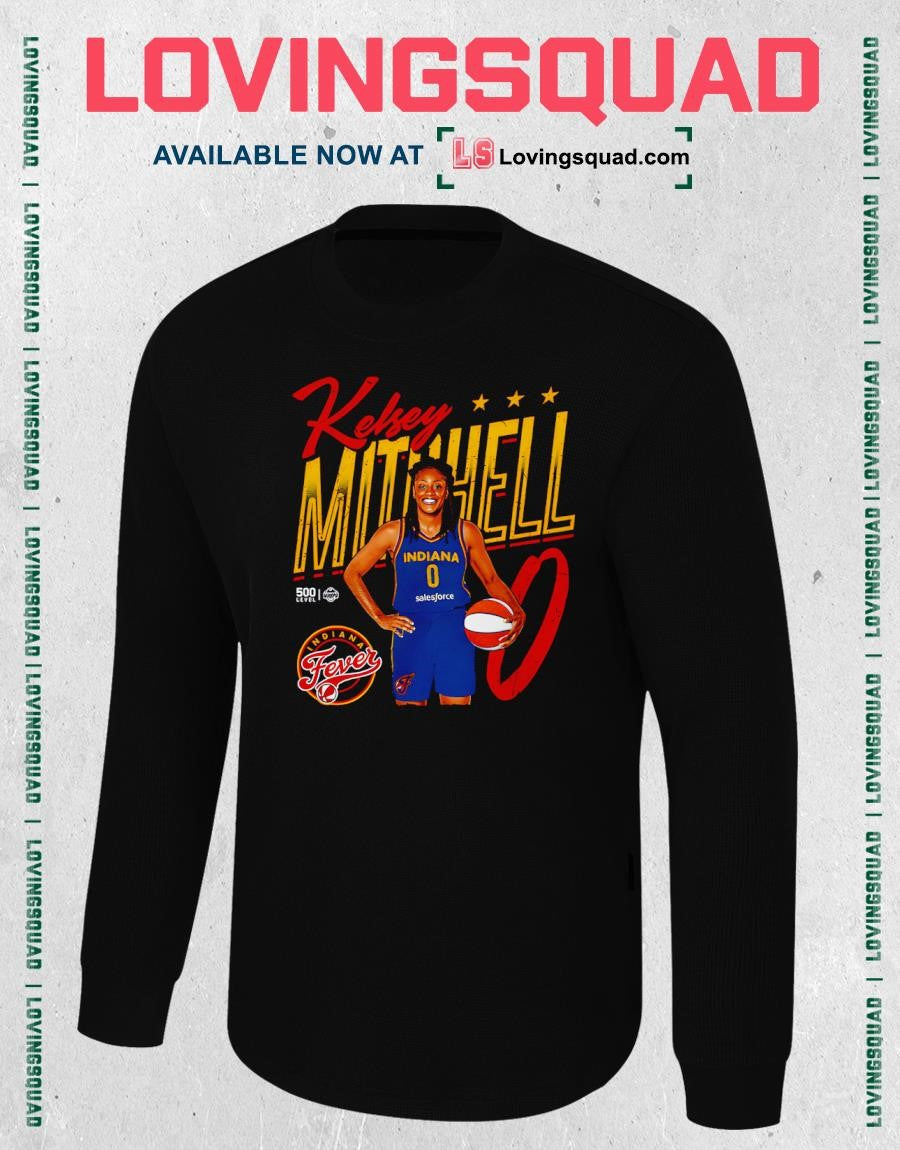 Kelsey Mitchell Indiana Fever Player Pose Shirt
