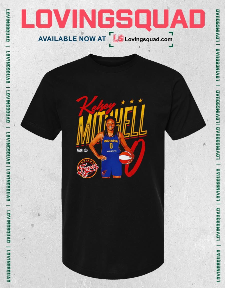 Kelsey Mitchell Indiana Fever Player Pose Shirt