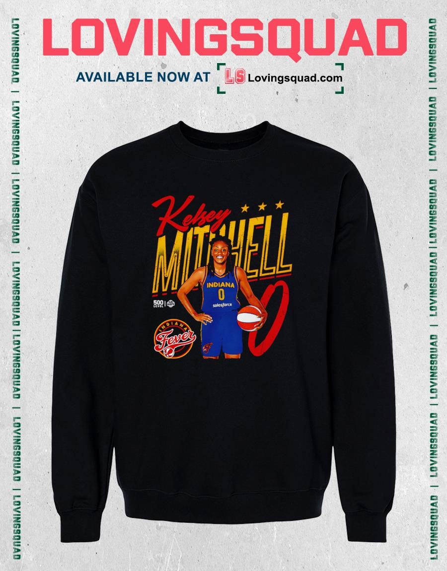 Kelsey Mitchell Indiana Fever Player Pose Shirt