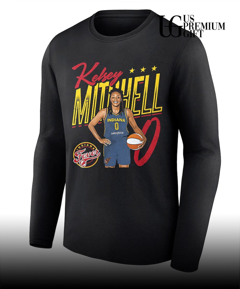 Kelsey Mitchell player Indiana Fever basketball 2026 graphic shirt