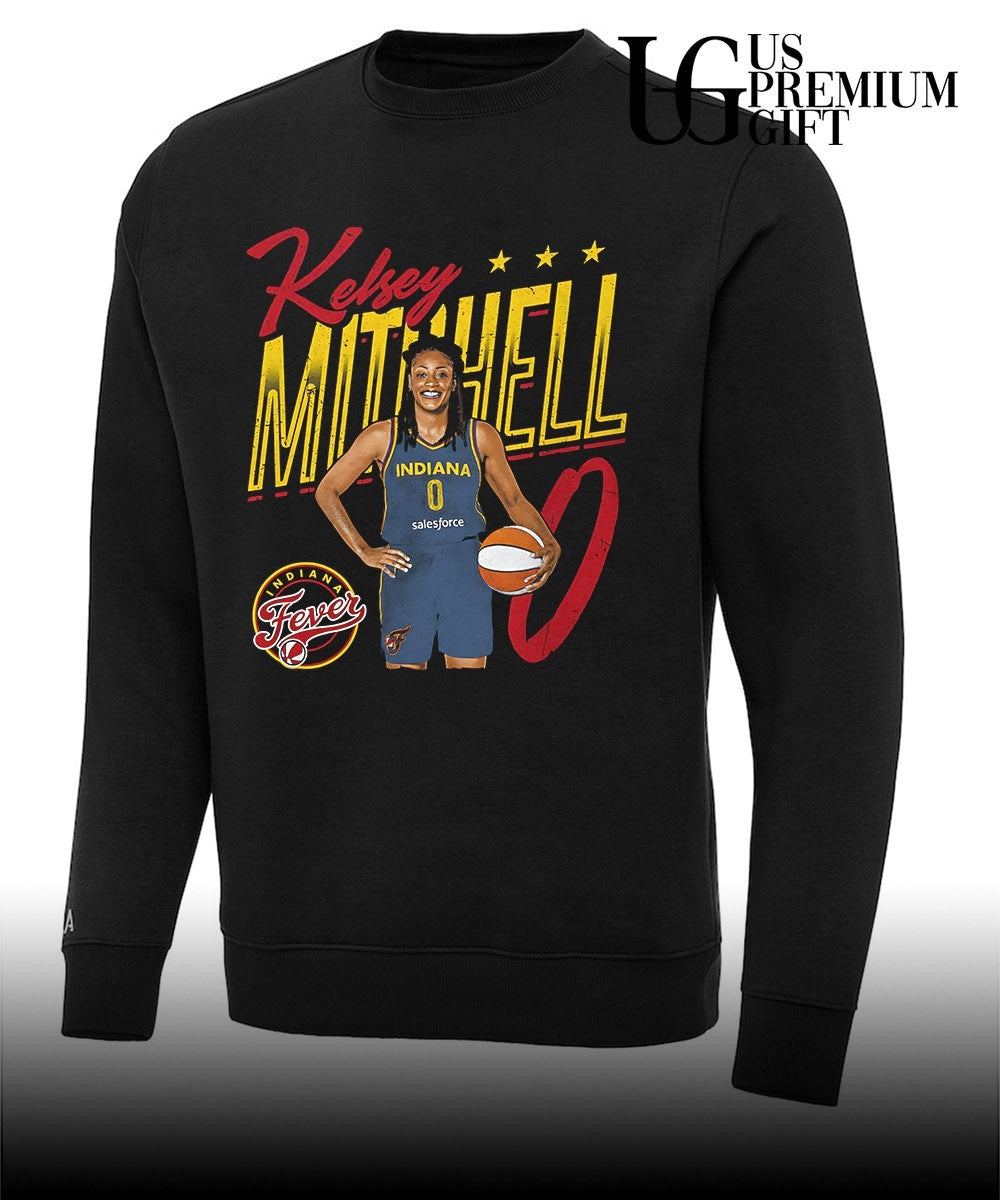 Kelsey Mitchell player Indiana Fever basketball 2026 graphic shirt