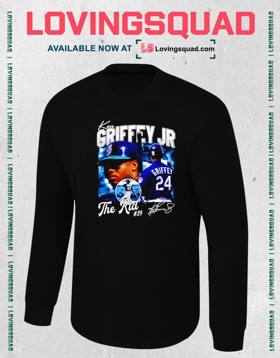 Ken Griffey Jr The Kid Basketball Legend Signature Vintage Retro Shirt
