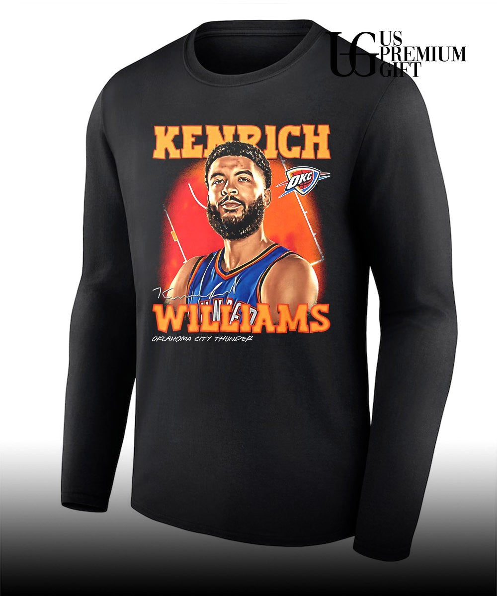 Kenrich Williams Oklahoma City Thunder NBA 2026 Playoffs signature shirt