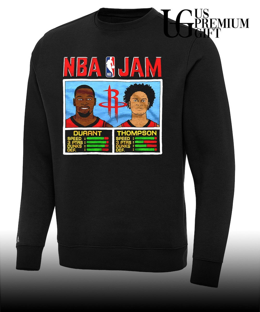 Kevin Durant and Amen Thompson Houston Rockets 2026 NBA Jam shirt