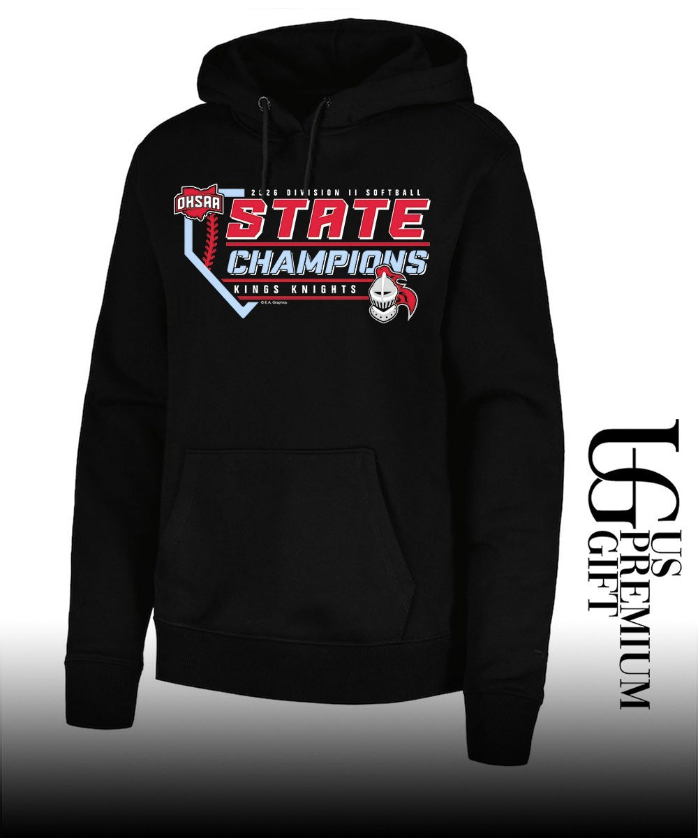 Kings Knights 2026 OHSAA Division II Softball State Champions shirt