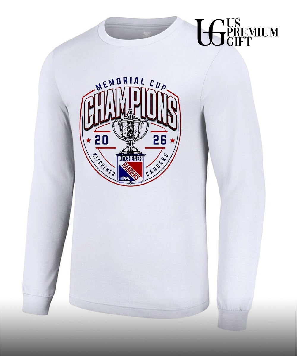 Kitchener Rangers 2026 Champions Memorial Cup logo shirt