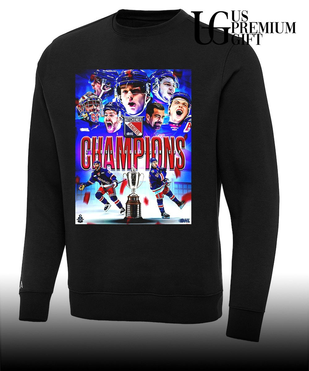 Kitchener Rangers 5X OHL Champions poster shirt