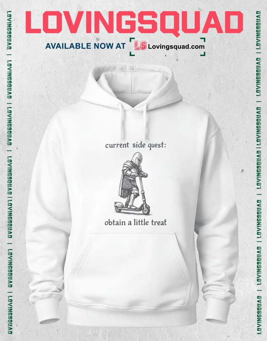 Knights current side quest obtain a little treat shirt
