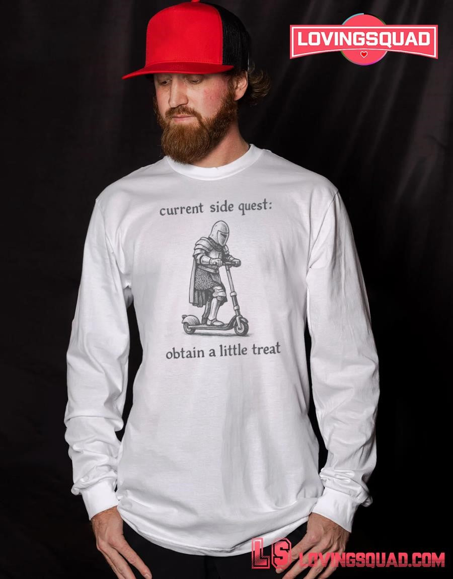 Knights current side quest obtain a little treat shirt