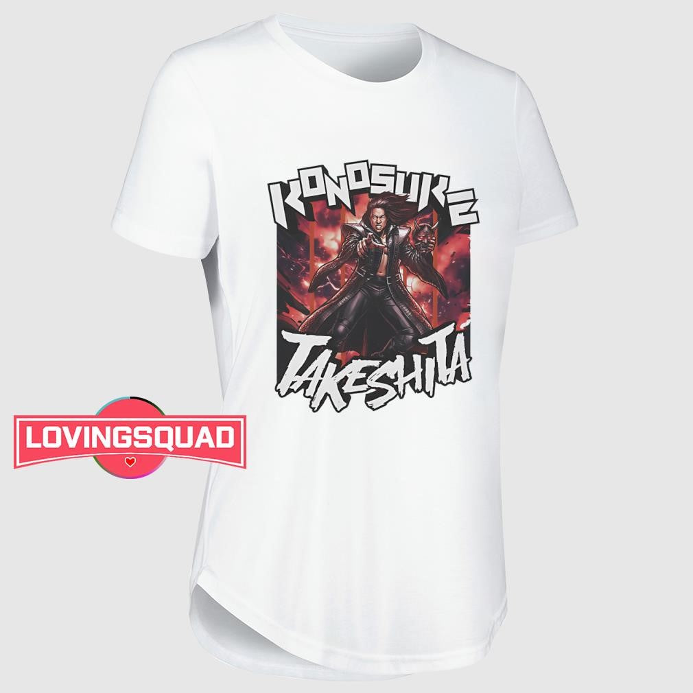 Konosuke Takeshita cartoon shirt