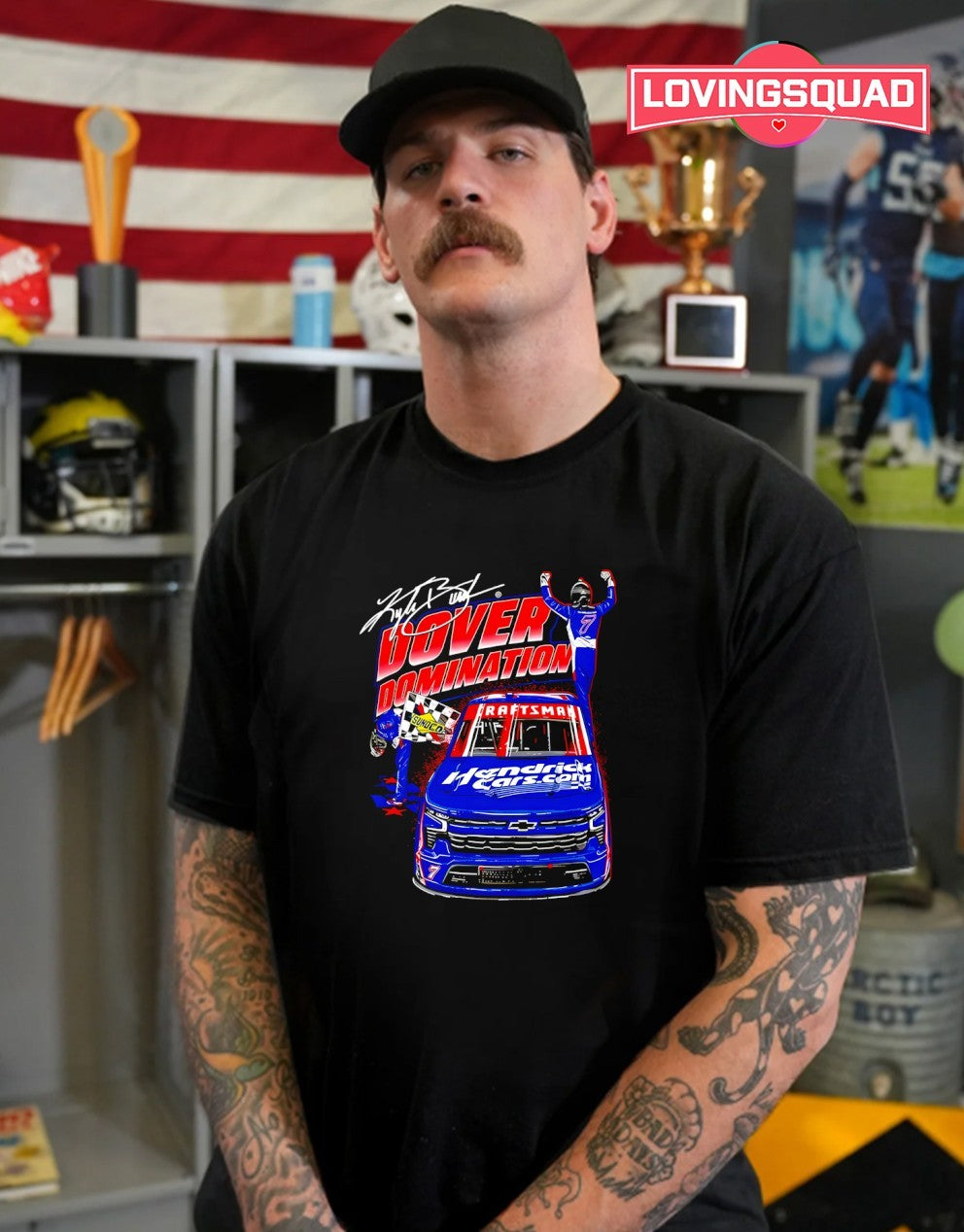 Kyle Busch Dover Domination Signature Shirt