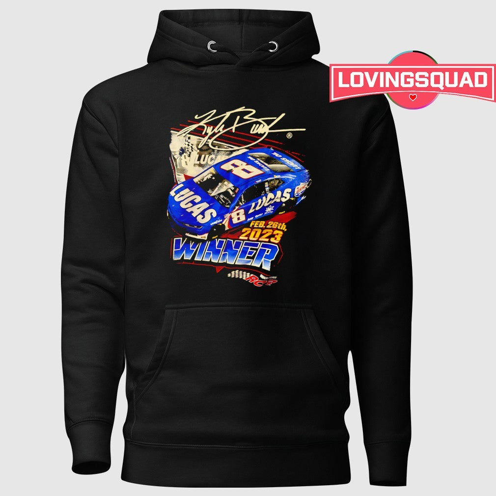Kyle Busch Lucas Oil winner 2023 signature shirt