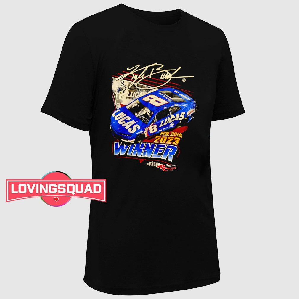 Kyle Busch Lucas Oil winner 2023 signature shirt