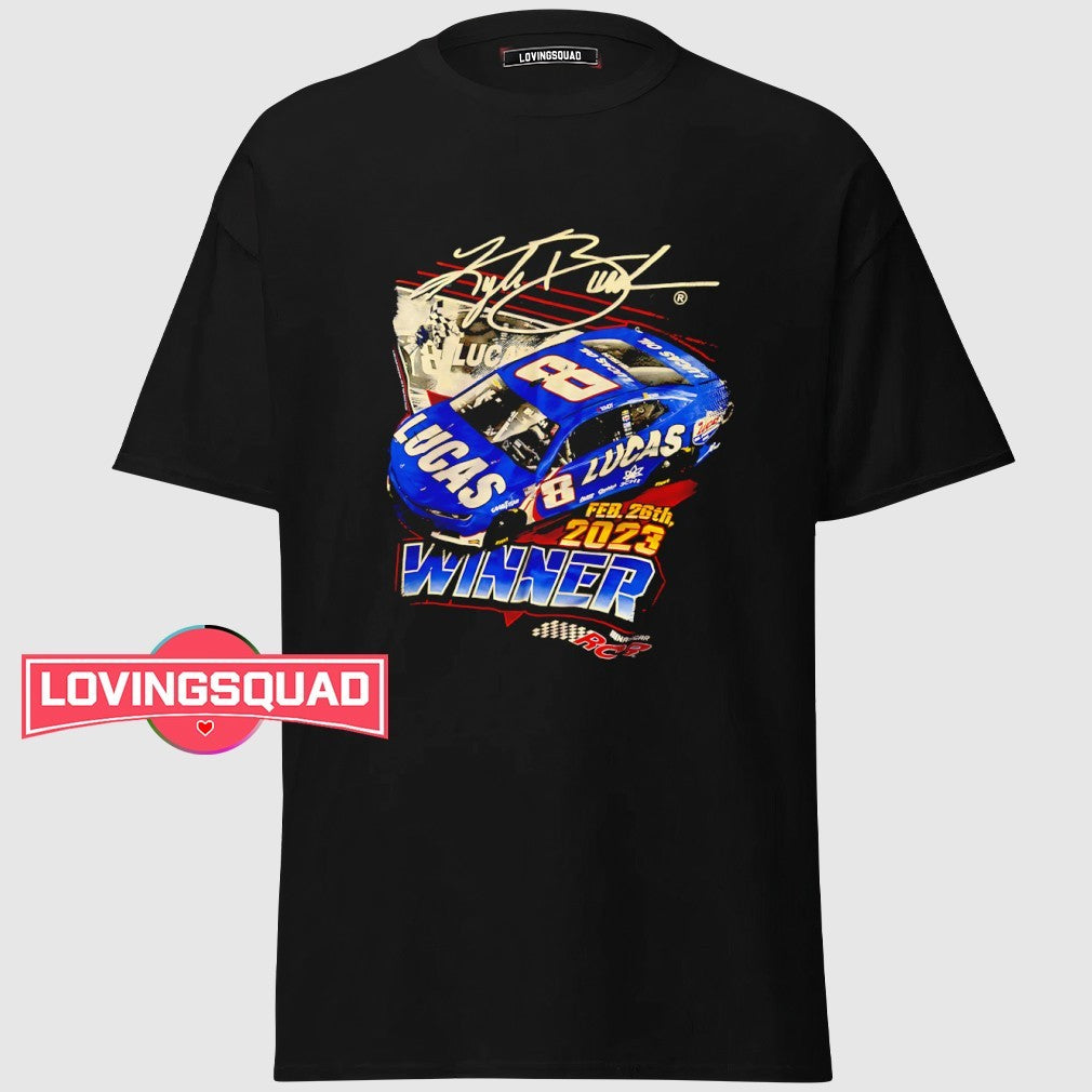 Kyle Busch Lucas Oil winner 2023 signature shirt