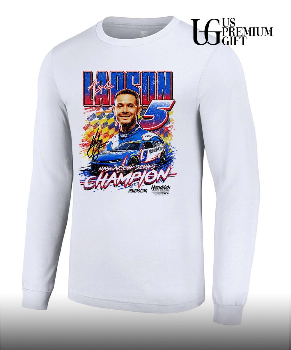 Kyle Larson Mad Engine Nascar Cup Series Champions signature shirt