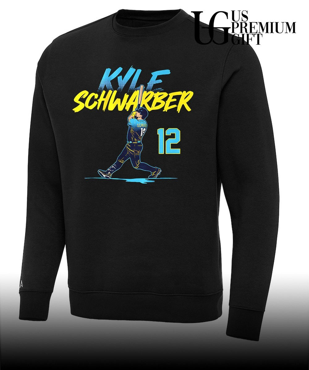Kyle Schwarber Philadelphia Phillies swinging bat baseball 2026 MLB graphic shirt