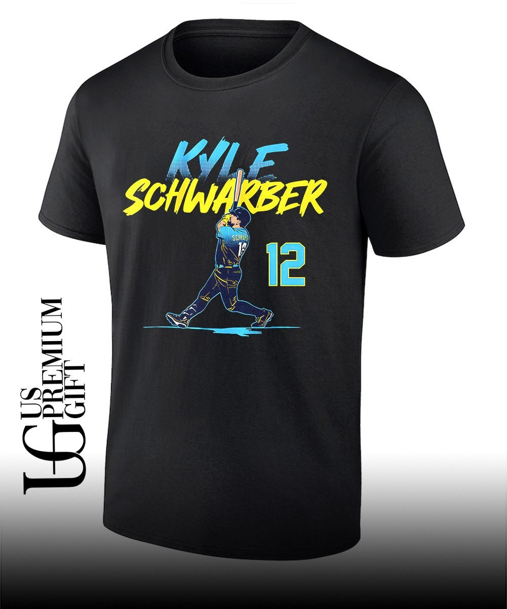 Kyle Schwarber Philadelphia Phillies swinging bat baseball 2026 MLB graphic shirt