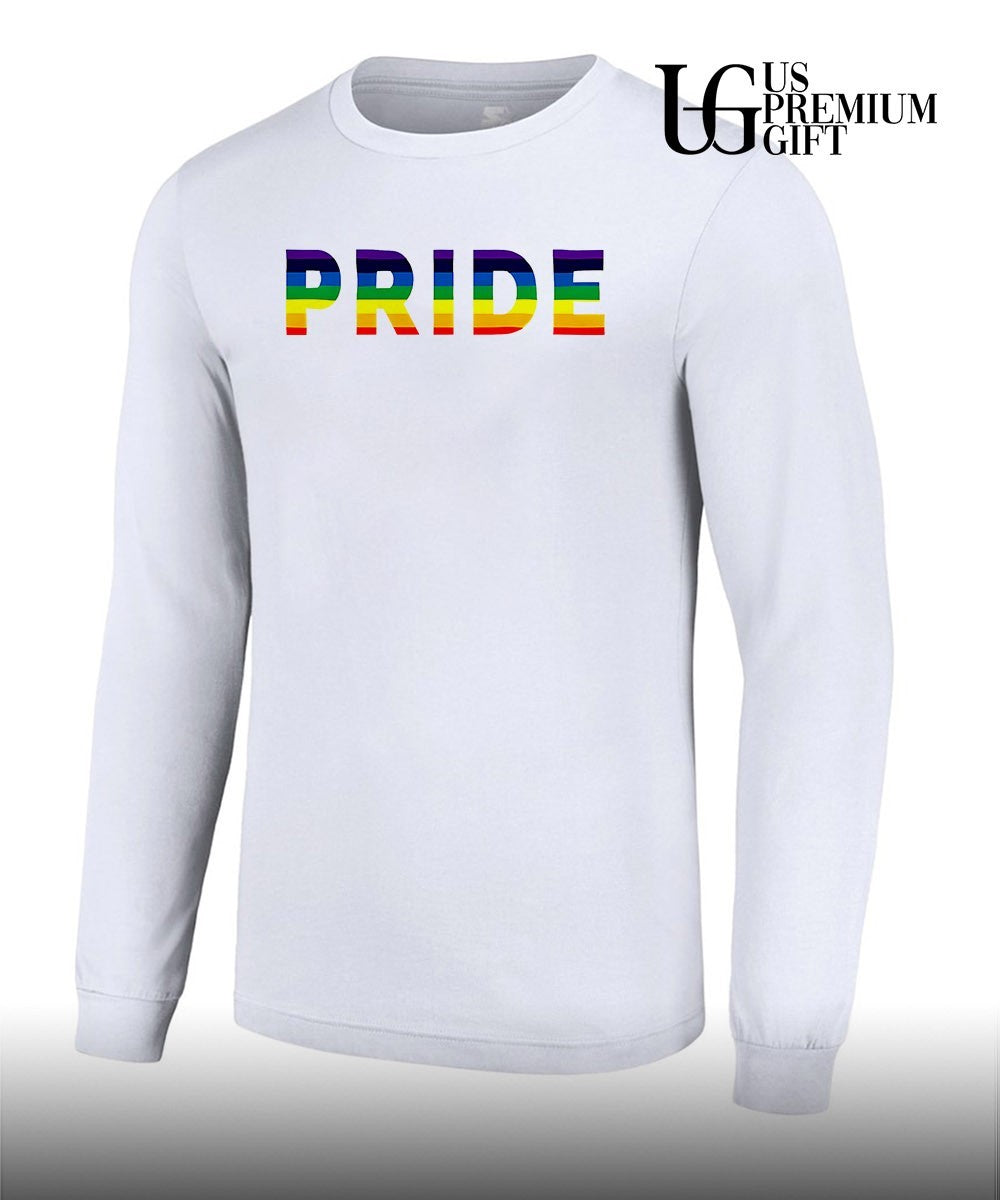 LGBTQ Pride Month Rainbow Lettering Print shirt