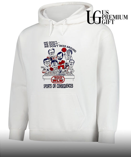 700 WLW The Gary Burbank Show Sports Or Consequences Cincinnati caricature shirt