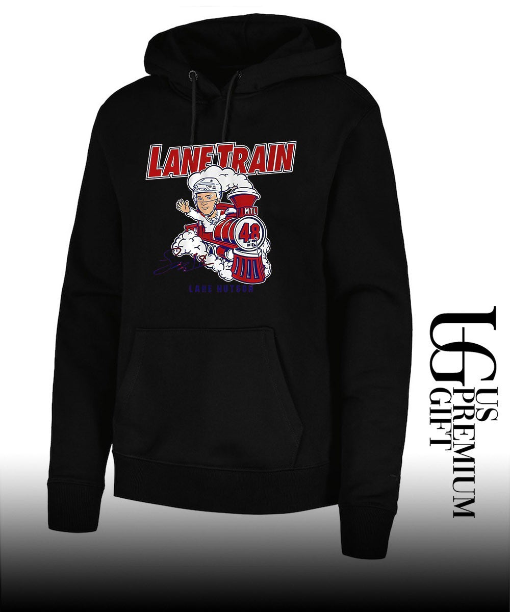 Lane Train Lane Hutson Montreal Canadiens hockey signature shirt