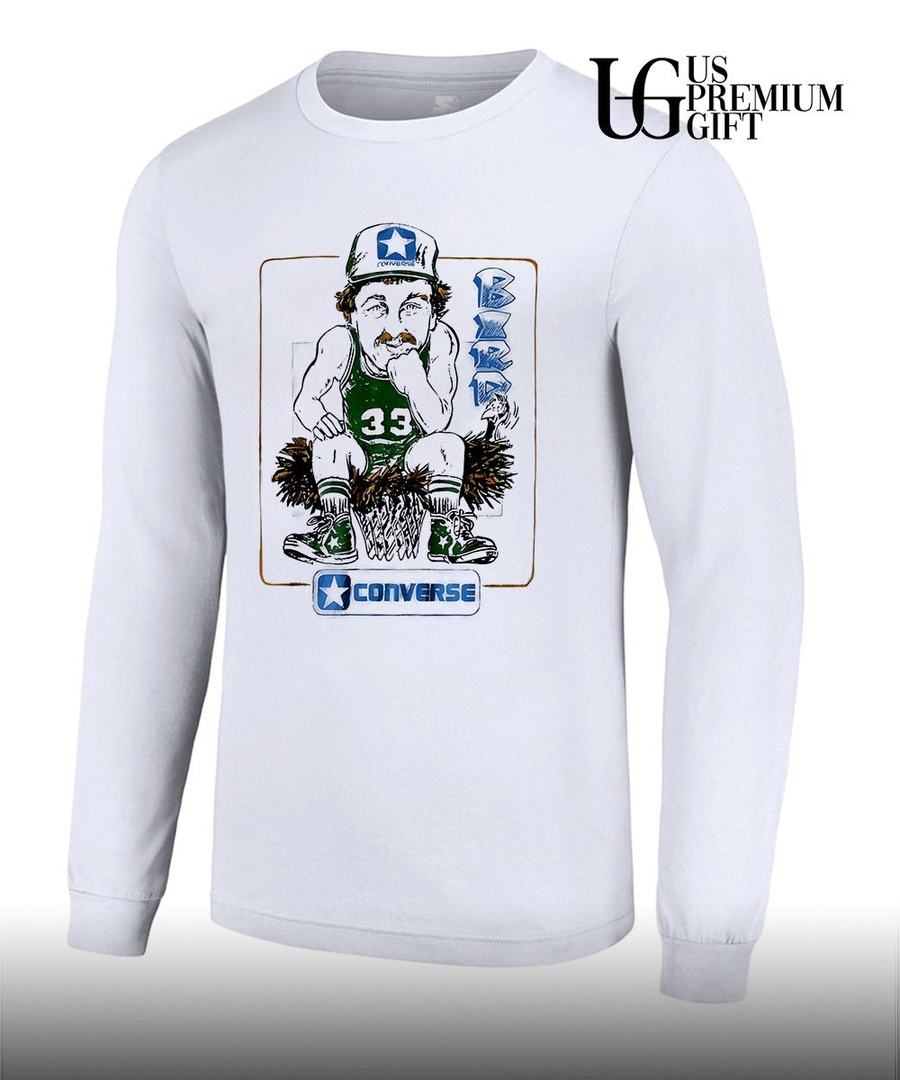 Larry Bird Boston Celtics NBA Con caricature shirt