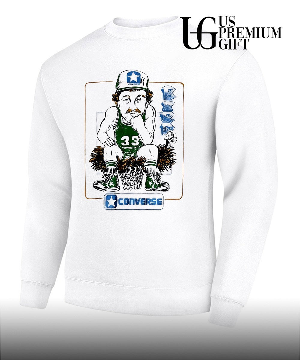 Larry Bird Boston Celtics NBA Con caricature shirt