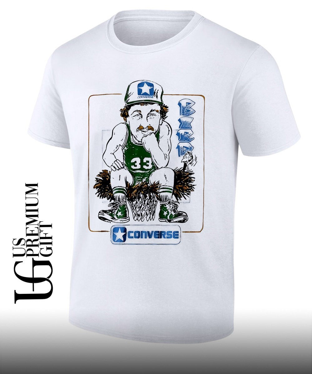 Larry Bird Boston Celtics NBA Con caricature shirt