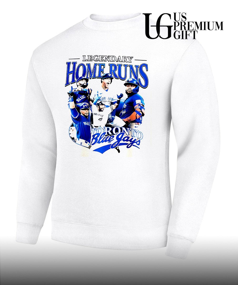 Legendary Home Runs Toronto Blue Jays baseball graphic shirt