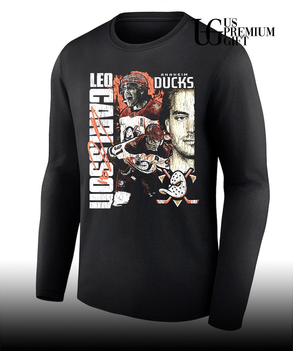 Leo the Phenom Leo Carlsson Anaheim Ducks hockey 2026 signature shirt