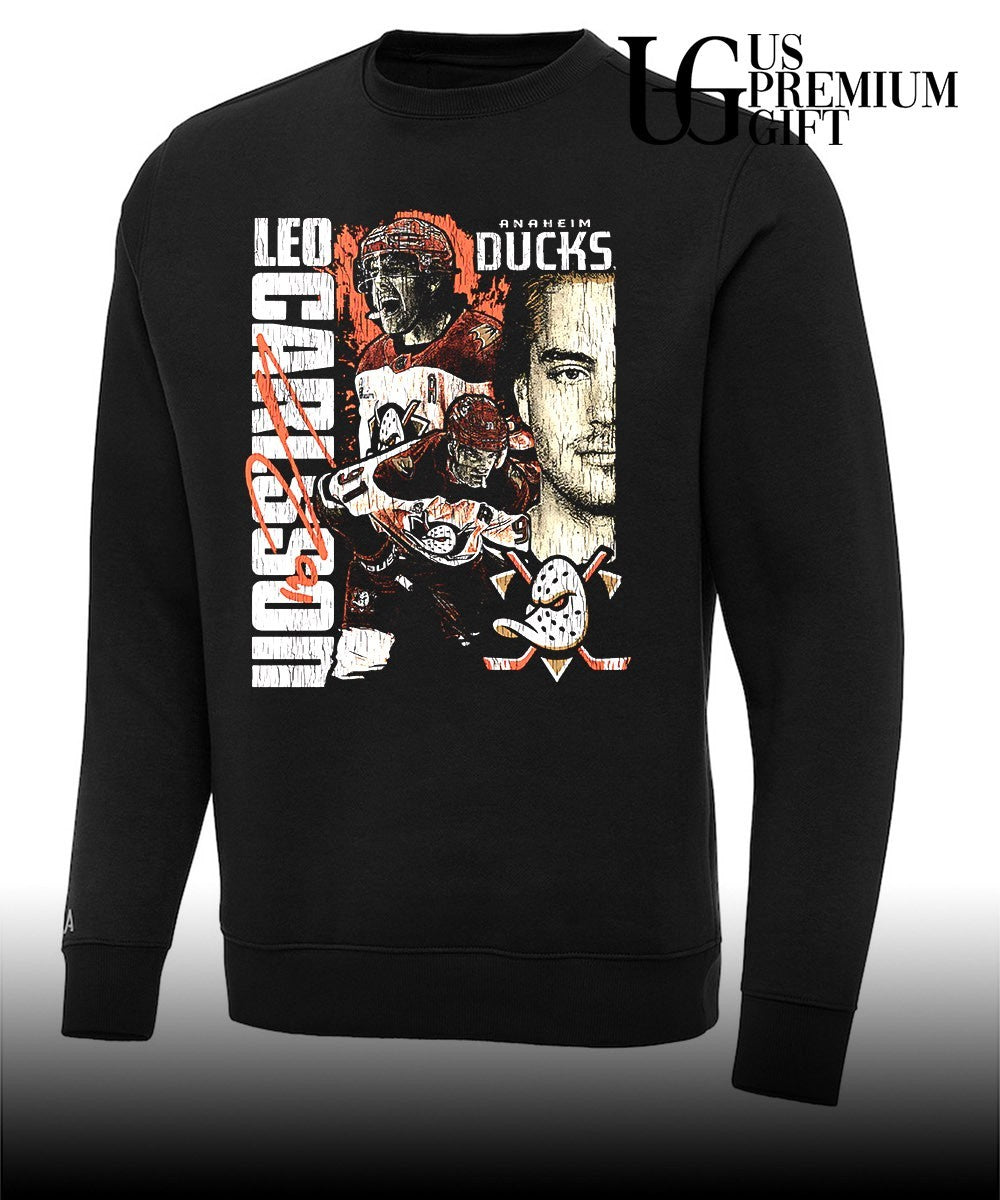 Leo the Phenom Leo Carlsson Anaheim Ducks hockey 2026 signature shirt