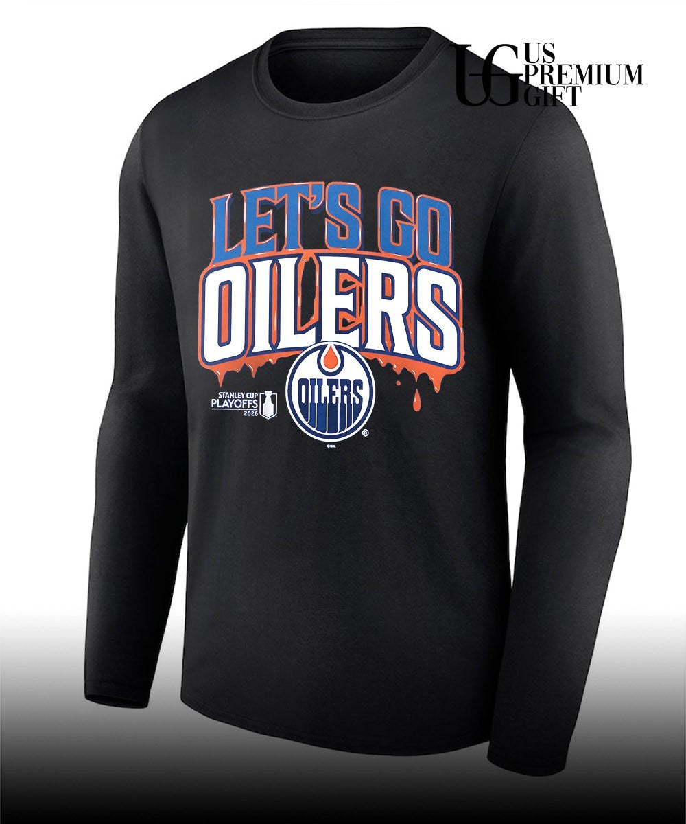 Let’s Go Edmonton Oilers NHL 2026 Stanley Cup Playoffs slogan shirt
