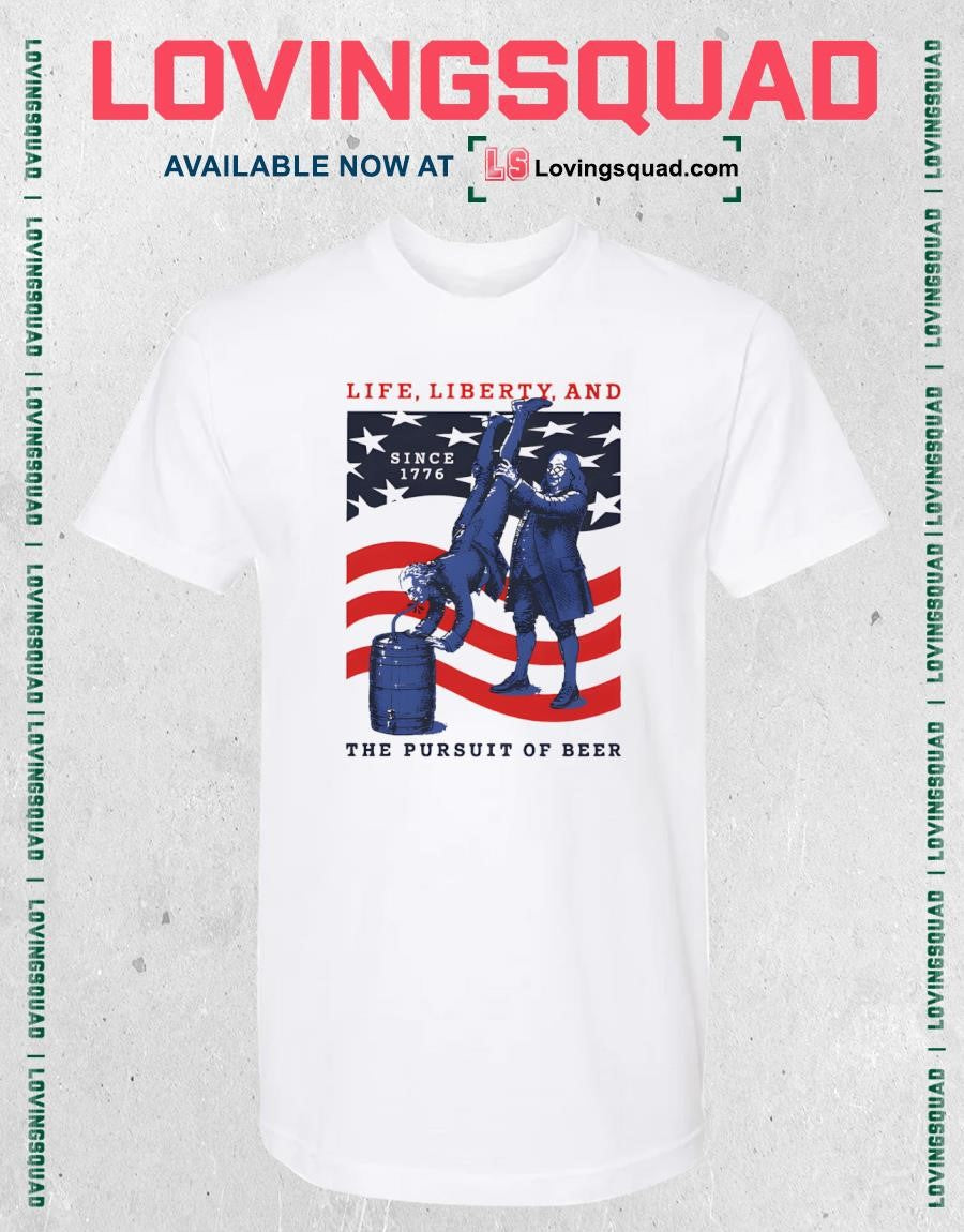 Life Liberty And The Pursuit Of Beer Pocket Shirt