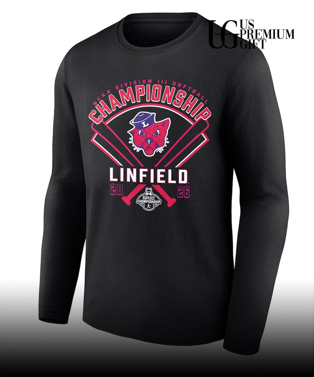 Linfield University Wildcats NCAA Division III Softball Championship 2026 shirt