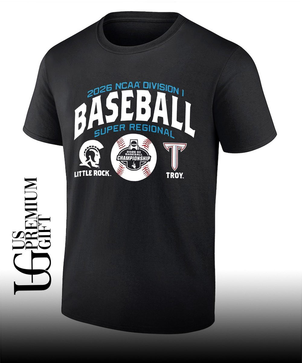 Little Rock Trojans vs Troy University 2026 NCAA Division I Baseball Super Regional shirt