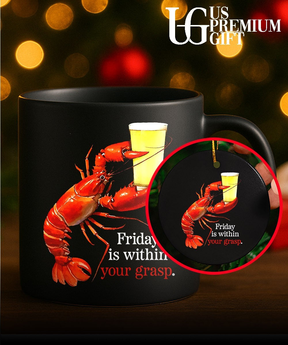 Lobster Friday is in your grasp beer shirt