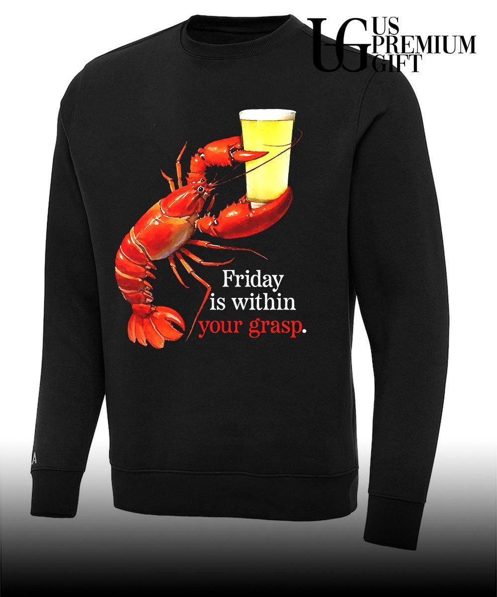 Lobster Friday is in your grasp beer shirt