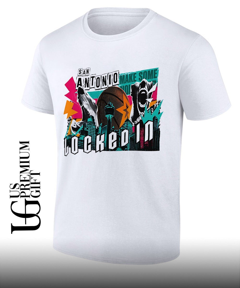 Locked In San Antonio Spurs NBA 2026 Skyline City shirt