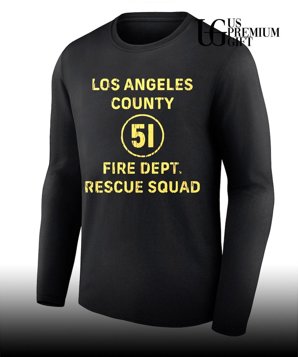 Los Angeles County Fire Department Rescue Squad shirt