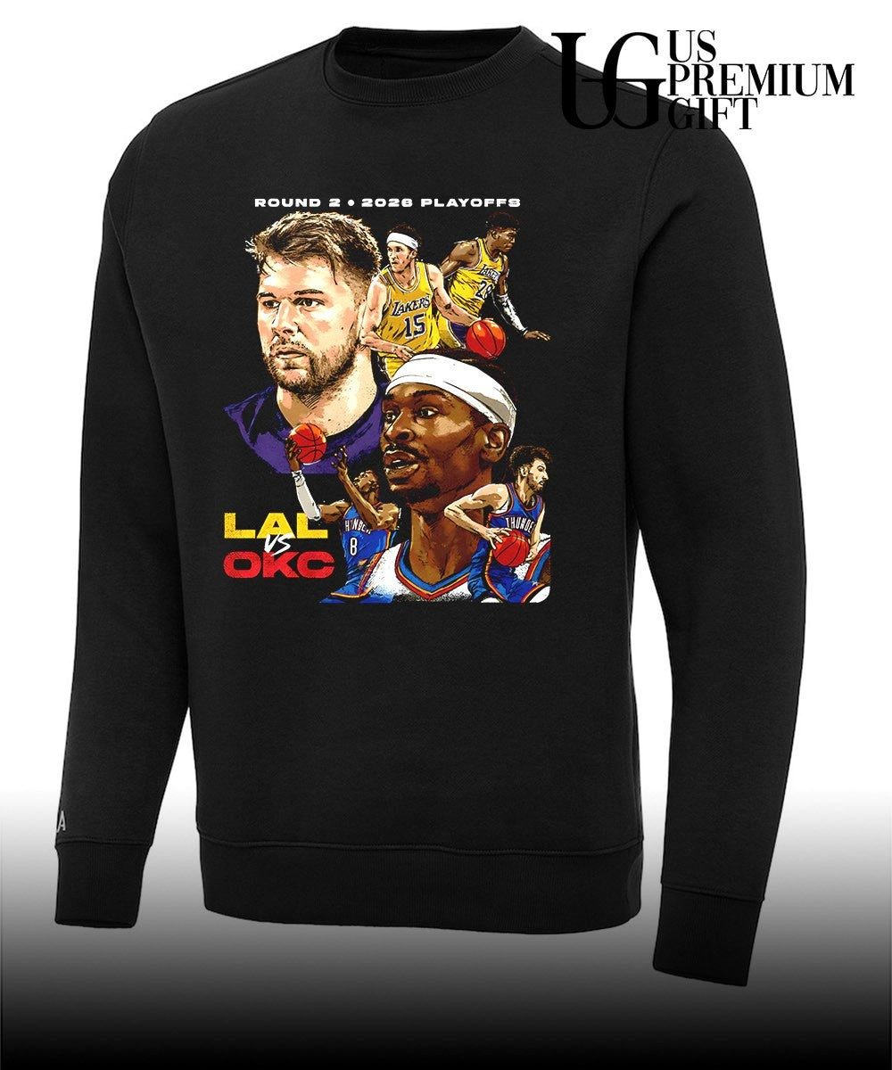 Los Angeles Lakers vs Oklahoma City Thunder 2026 NBA Playoffs shirt