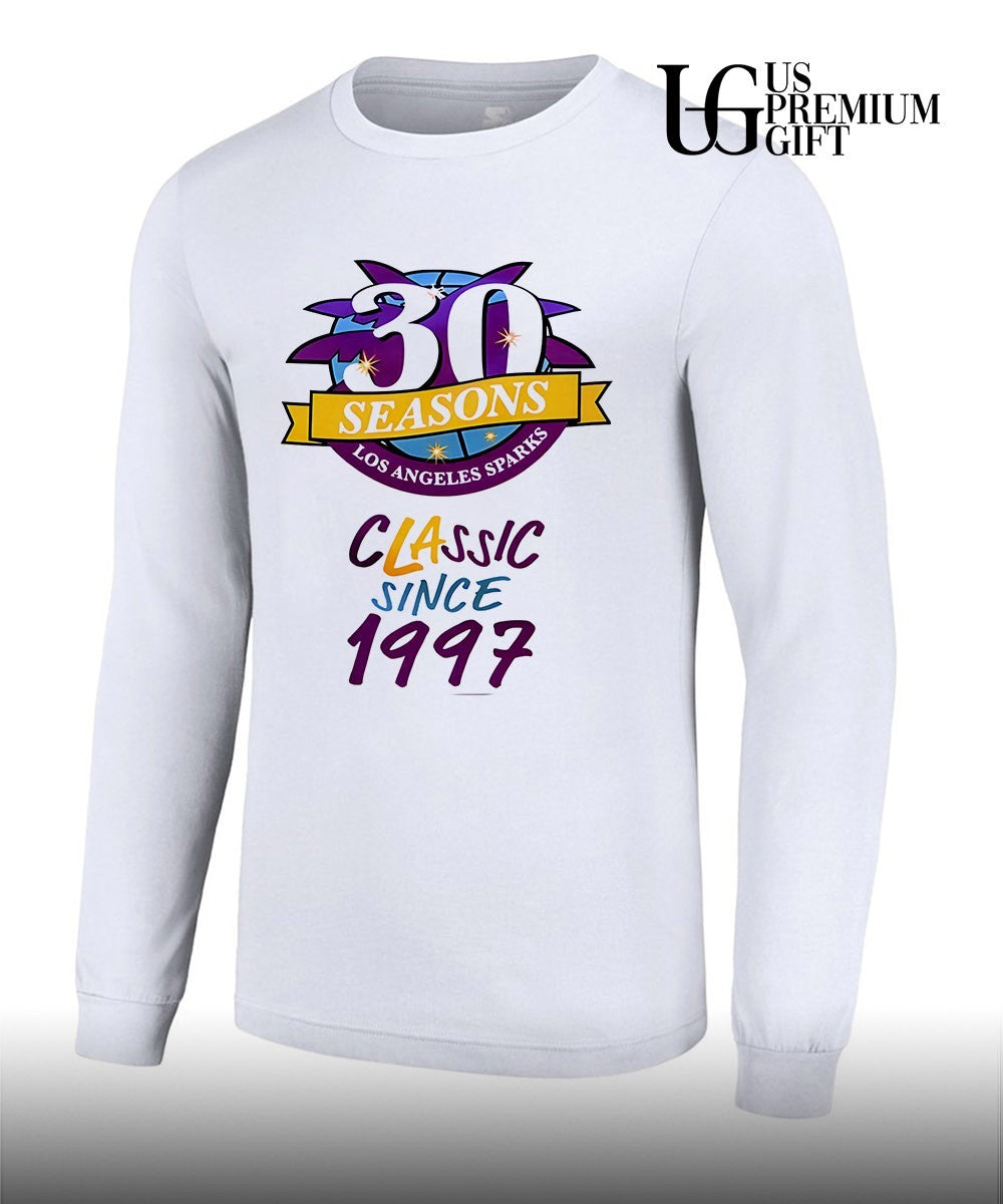 Los Angeles Sparks 30 Seasons Anniversary Classic since 1997 shirt